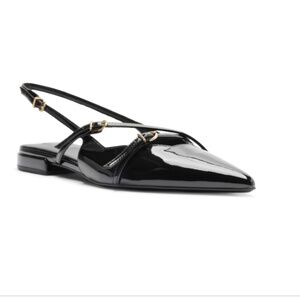 Arezzo Women's Tiffany Ballet Flats - Black NWT